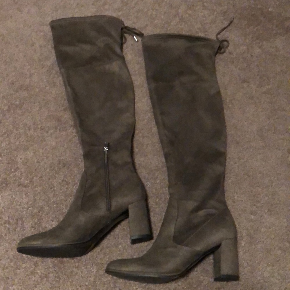 Marc Fisher Taupe Over the Knee Boots